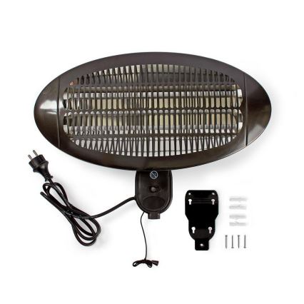 Nedis HTPA110EBK − Utomhusvärmare 650-1300-2000W/230V IP34
