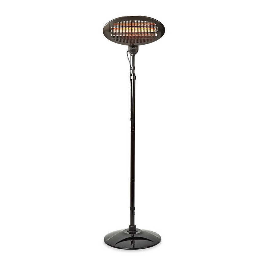 Nedis HTPA120EBK − Utomhusvärmare 1,9 m 650-1300-2000W/230V IP34