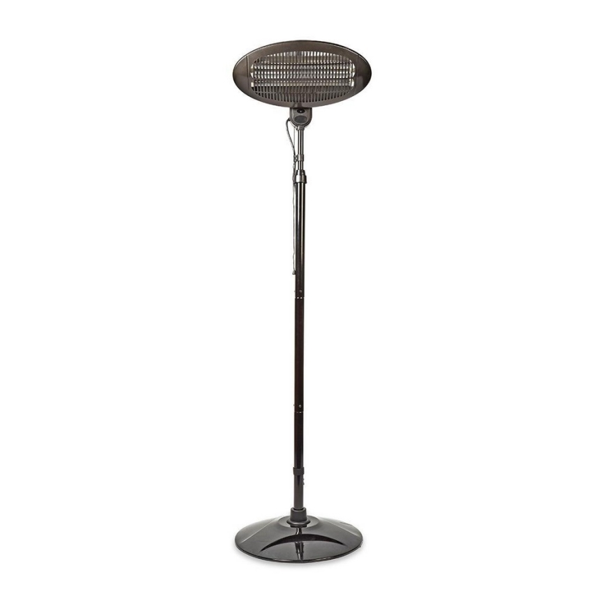 Nedis HTPA120EBK − Utomhusvärmare 1,9 m 650-1300-2000W/230V IP34