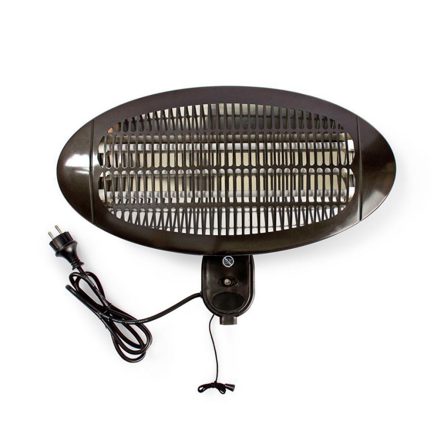 Nedis HTPA120EBK − Utomhusvärmare 1,9 m 650-1300-2000W/230V IP34
