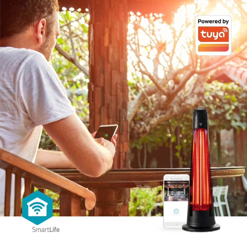 Utomhus värmeelement SmartLife 600/1200W/230V Wi-Fi Tuya IP24