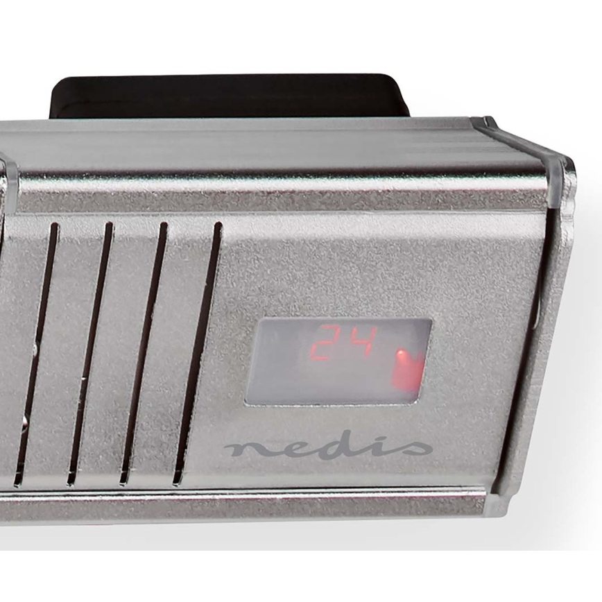 Utomhus värmeelement 100W/2000W/230V IP65 + fjärrkontroll