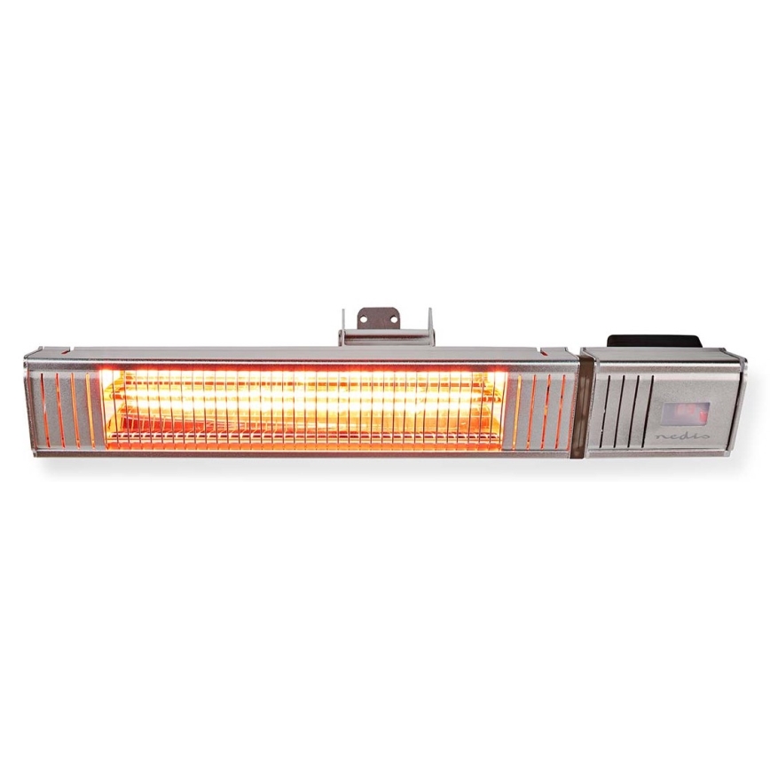 Utomhusvärmare 100W/2000W/230V IP65 + fjärrkontroll