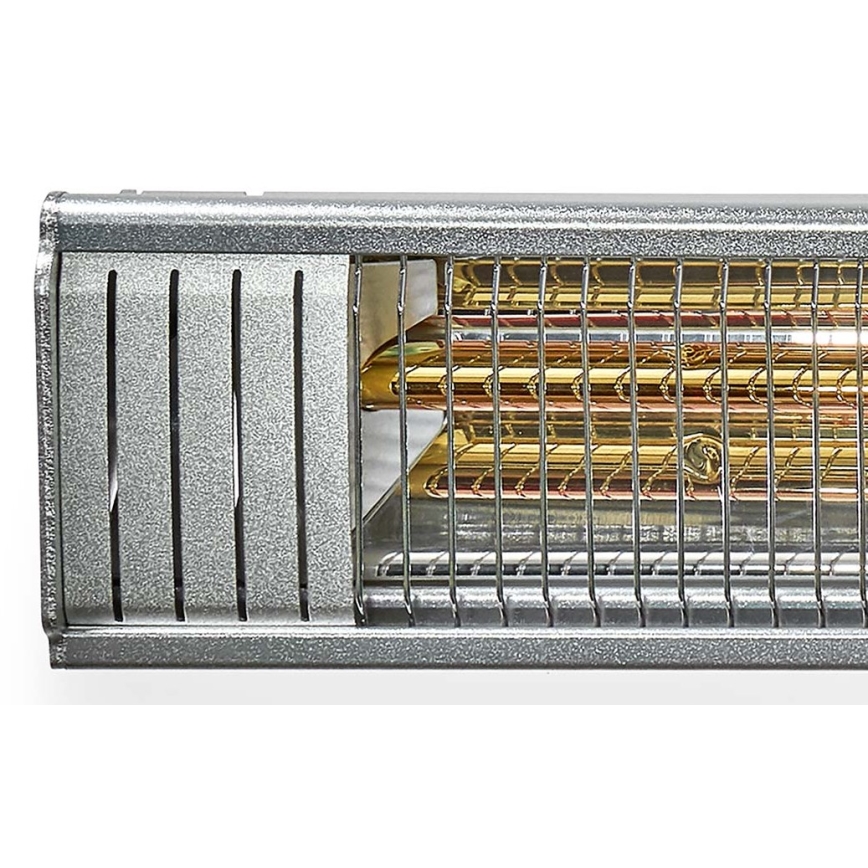 Utomhusvärmare 100W/2000W/230V IP65 + fjärrkontroll