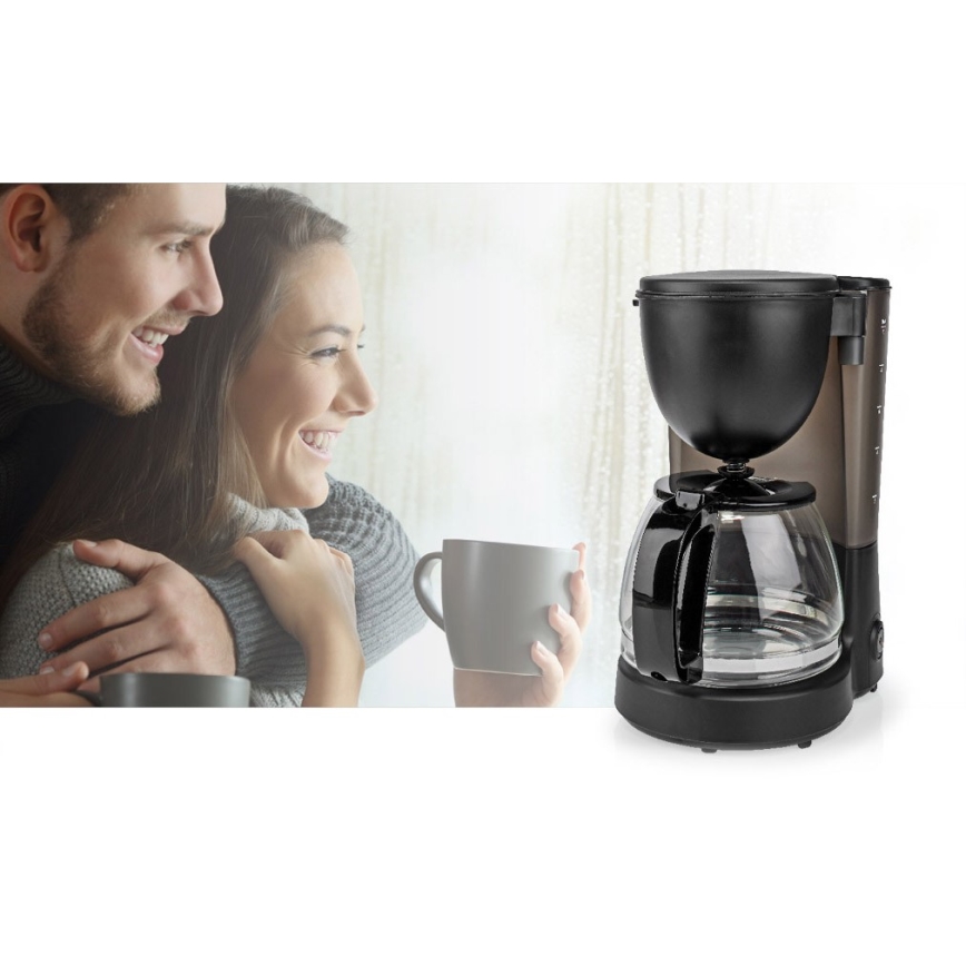 Dropp kaffebryggare 1,25 l med temperaturhållningsfunktion