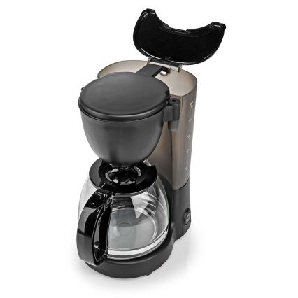 Dropp kaffebryggare 1,25 l med temperaturhållningsfunktion