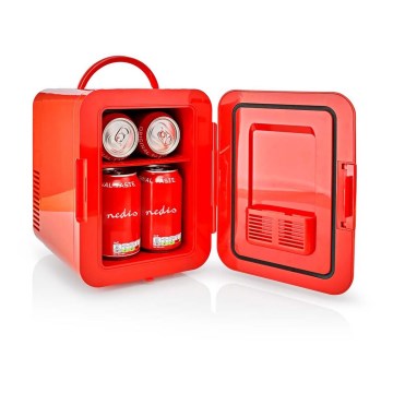 Nedis KAFR120CRD - Bärbar minikylare 50W/230V red