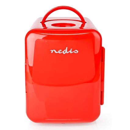 Nedis KAFR120CRD - Bärbar minikylare 50W/230V red