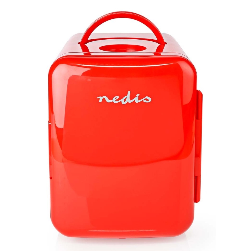 Nedis KAFR120CRD - Bärbar minikylare 50W/230V red