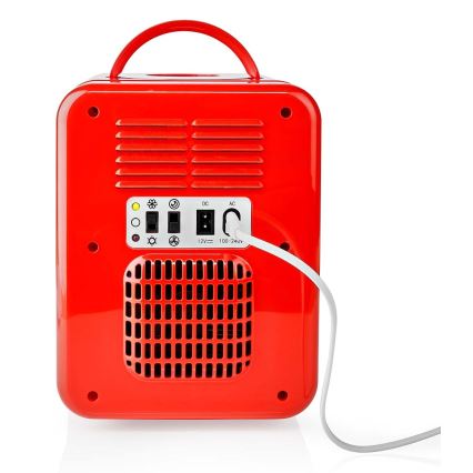 Nedis KAFR120CRD - Bärbar minikylare 50W/230V red