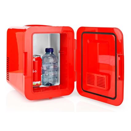 Nedis KAFR120CRD - Bärbar minikylare 50W/230V red