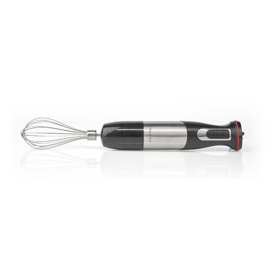 Nedis KAHB400CAL - Handmixer 4in1 800W/230V rostfritt stål