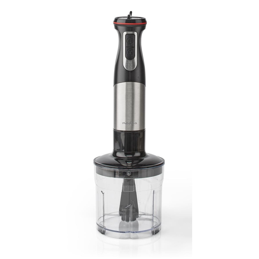 Nedis KAHB400CAL - Handmixer 4in1 800W/230V rostfritt stål