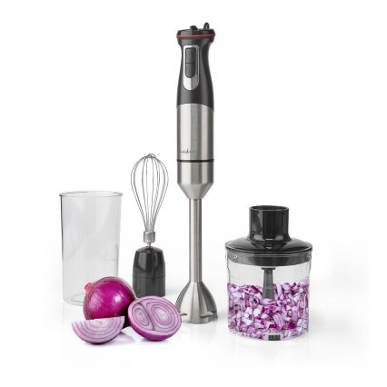 Nedis KAHB400CAL - Handmixer 4in1 800W/230V rostfritt stål