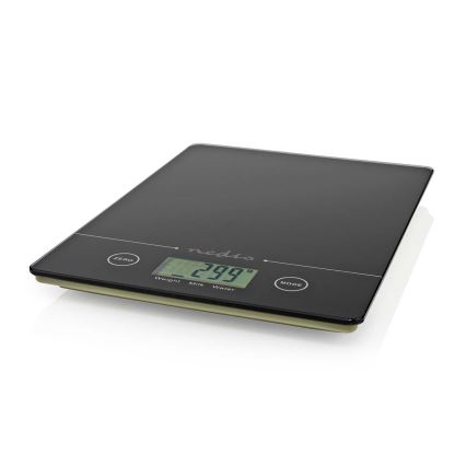 Digital kök scale 1xCR2032 svart