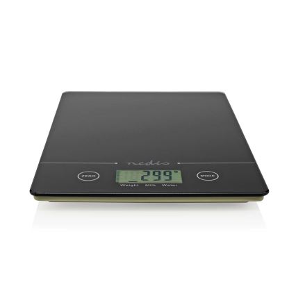 Digital kök scale 1xCR2032 svart