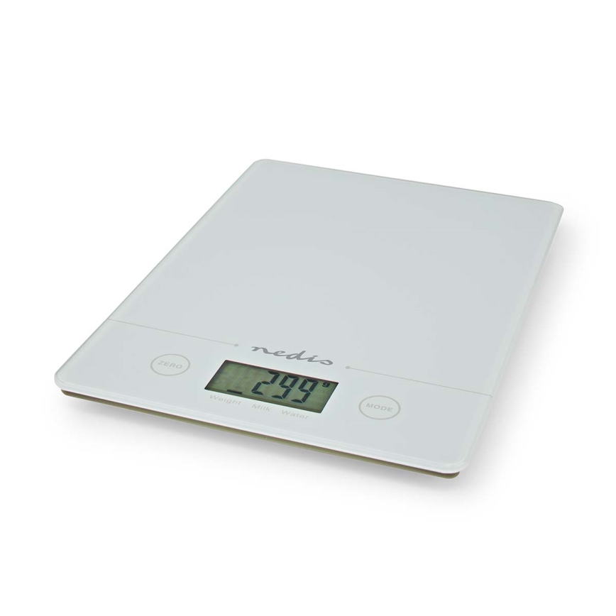 Digital kök scale 1xCR2032 vit