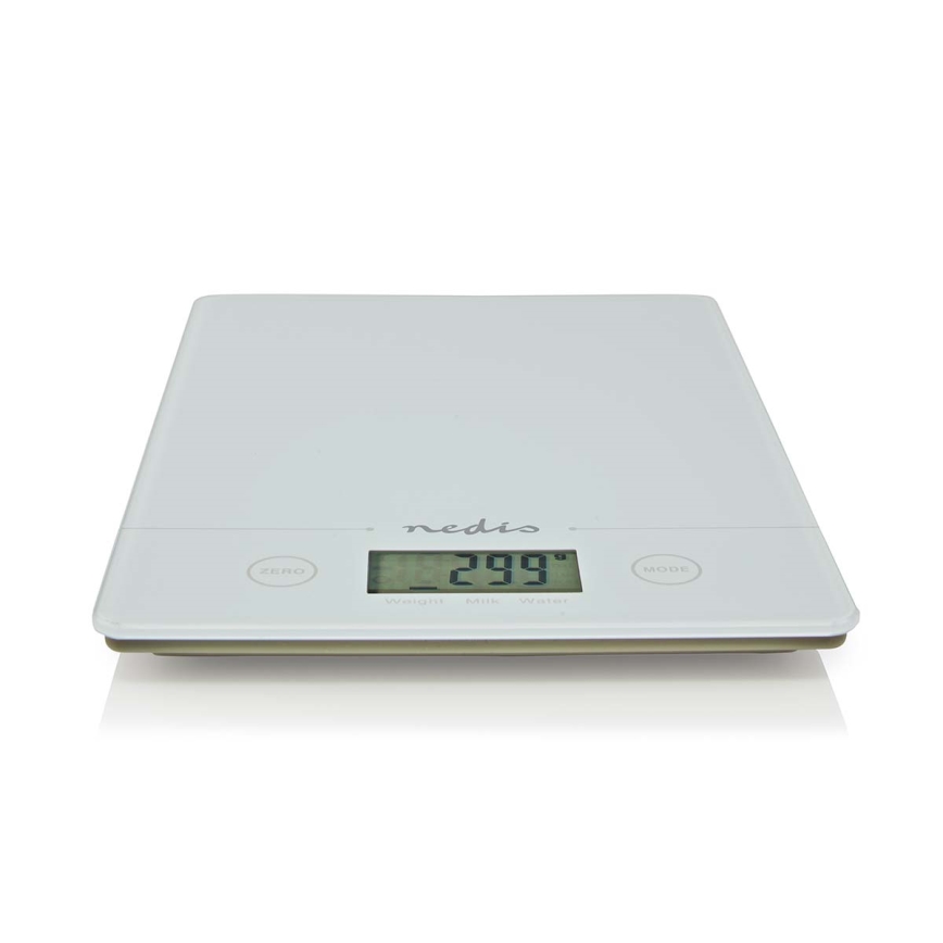 Digital kök scale 1xCR2032 vit