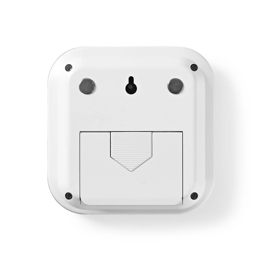Nedis KATR105SI - Termometer med fuktmätare och timer 2xAAA