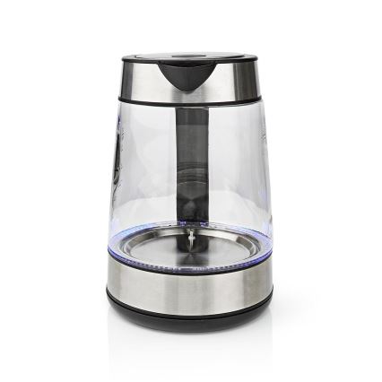 Nedis KAWK320EGS - Vattenkokare 1,7 L 2200W/230V