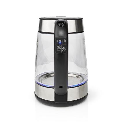 Nedis KAWK320EGS - Vattenkokare 1,7 L 2200W/230V