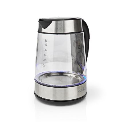 Nedis KAWK320EGS - Vattenkokare 1,7 L 2200W/230V