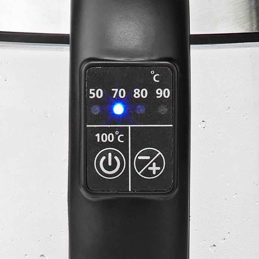 Nedis KAWK320EGS - Vattenkokare 1,7 L 2200W/230V