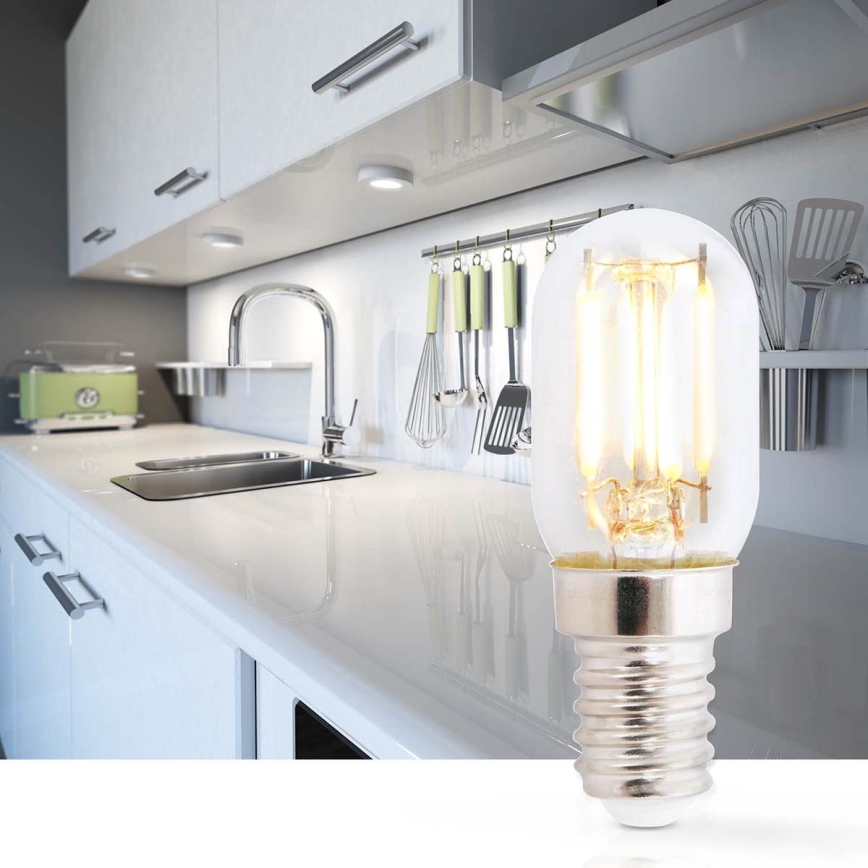 LED kylskåpsglödlampa T22 E14/1,5W/230V 1800K