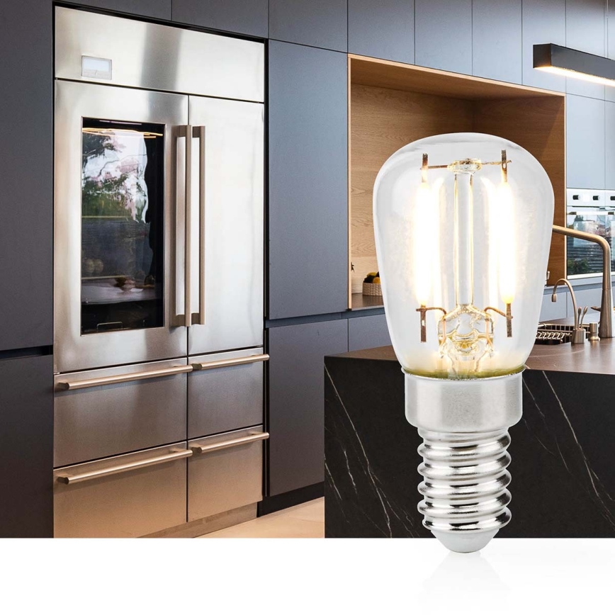 LED kylskåpsglödlampa T26 E14/2W/230V 2700K