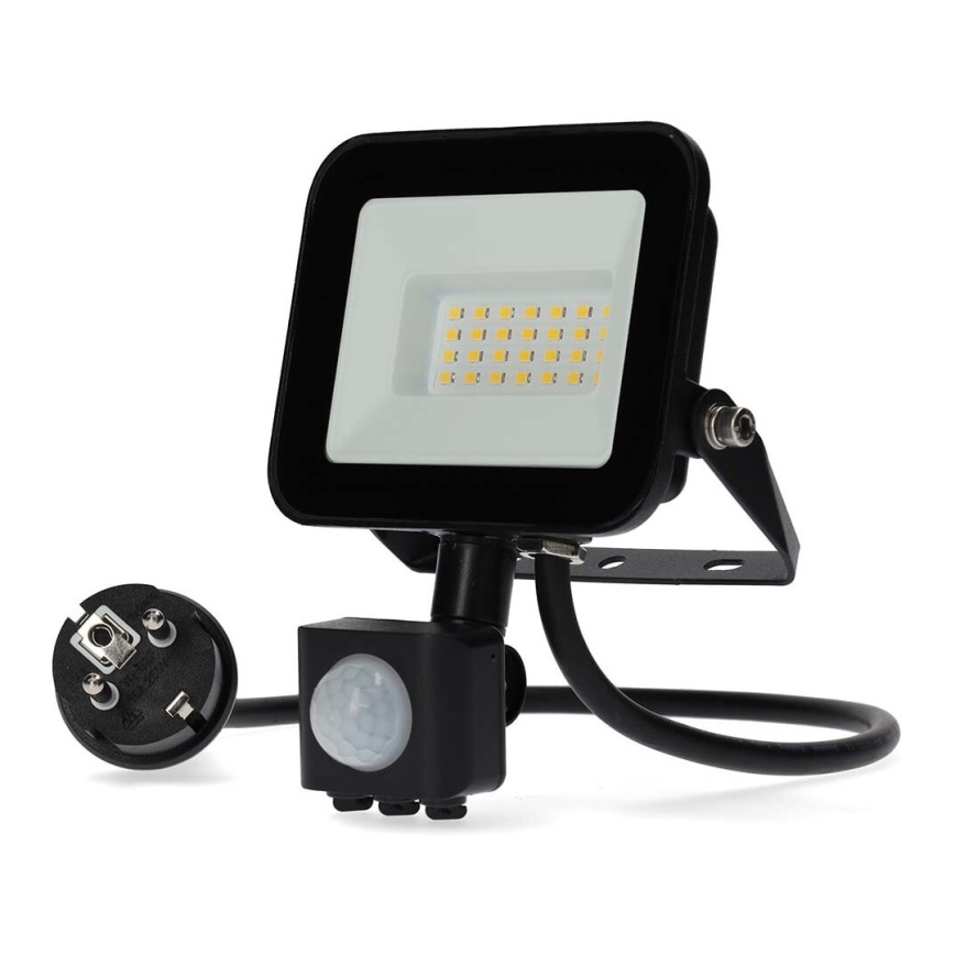 LED-strålkastare med sensor LED/20W/230V 4000K IP44