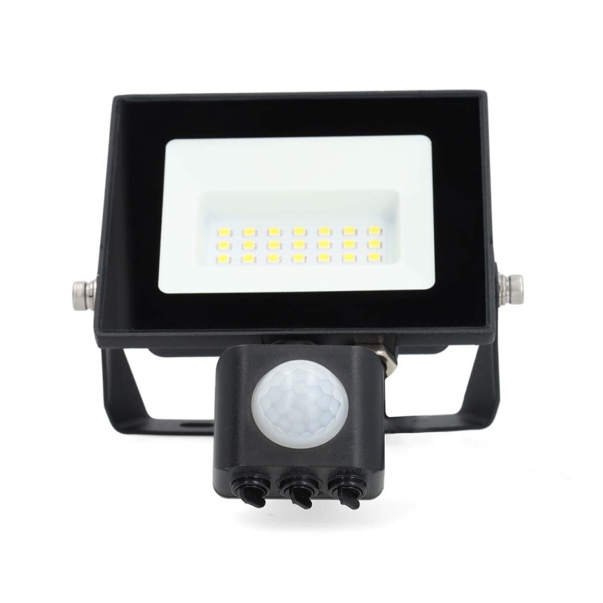LED strålkastare med sensor LED/20W/230V 4000K IP44