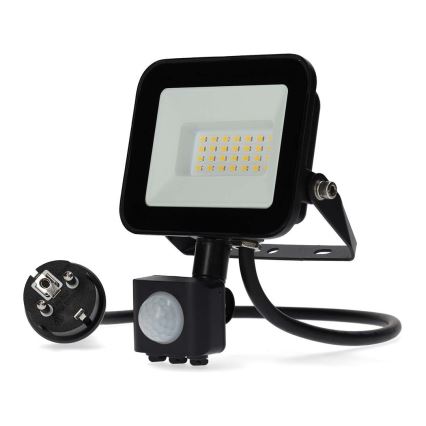 LED strålkastare med sensor LED/20W/230V 4000K IP44