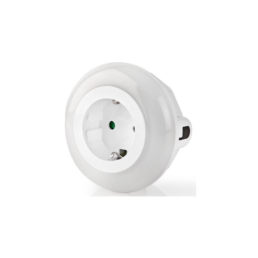 Nedis LNLGSOCK01 – LED Nattlampa med sensor LED/0,6W/230V