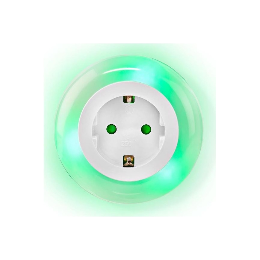 Nedis LNLGSOCK01 – LED Nattlampa med sensor LED/0,6W/230V