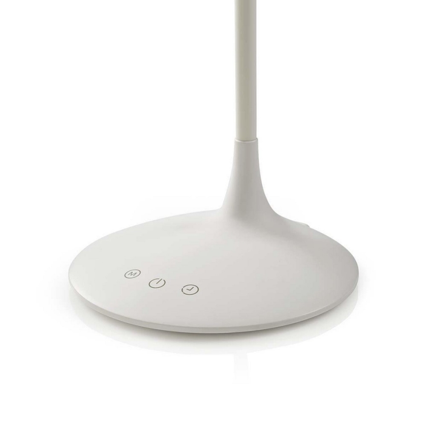 LED Dimbar bordslampa LED/6W/5V 2200 mAh vit