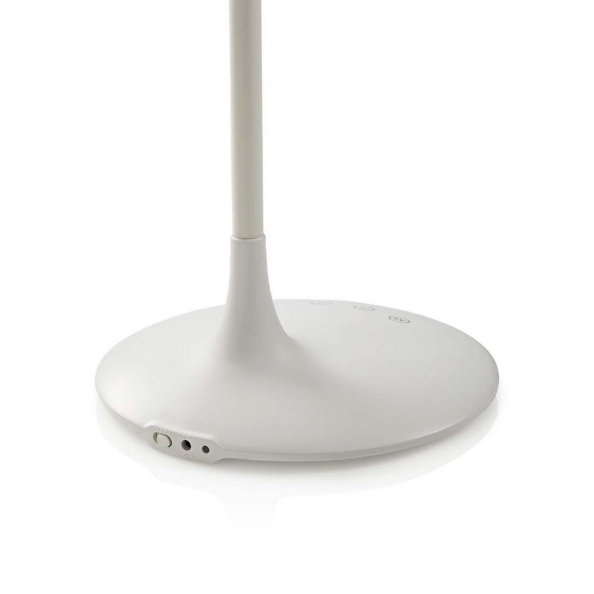 LED Dimbar bordslampa LED/6W/5V 2200 mAh vit