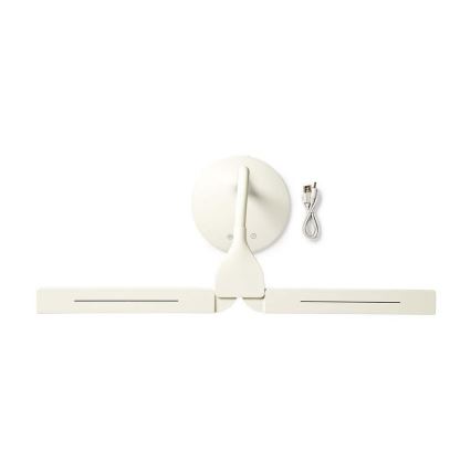 LED Dimbar bordslampa LED/6W/5V 2200 mAh vit