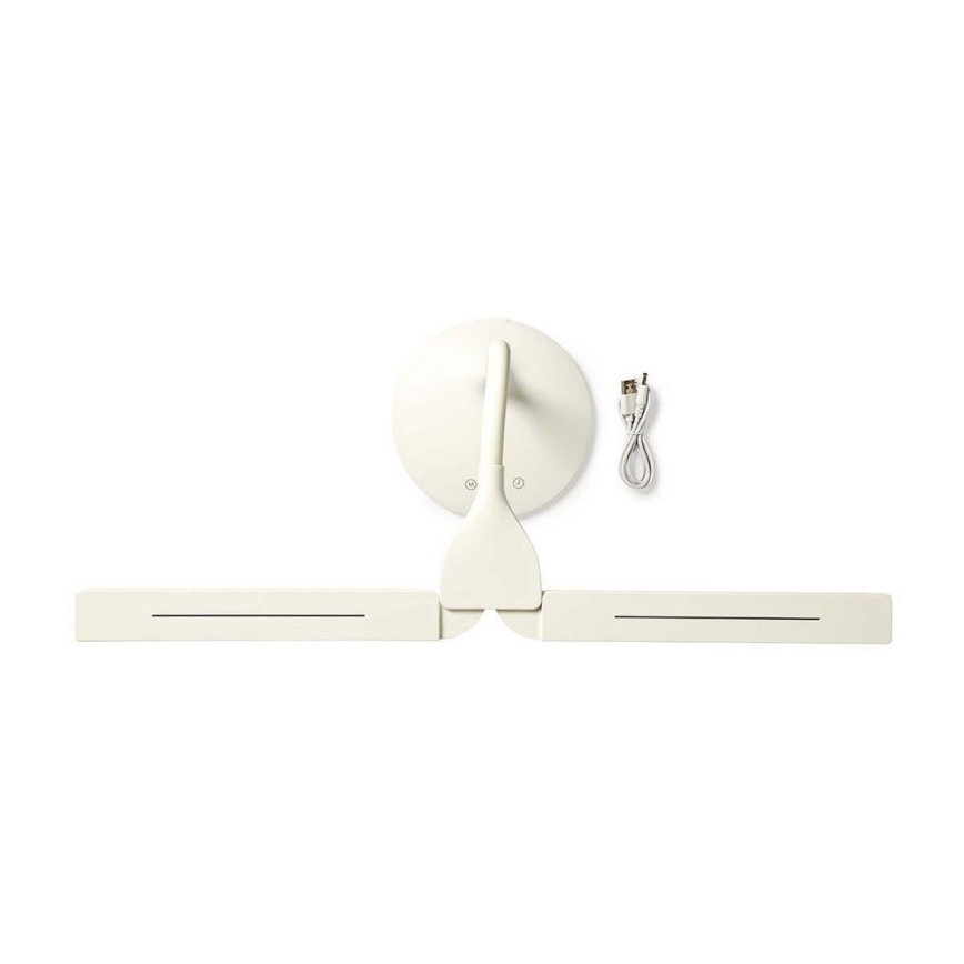 LED Dimbar bordslampa LED/6W/5V 2200 mAh vit