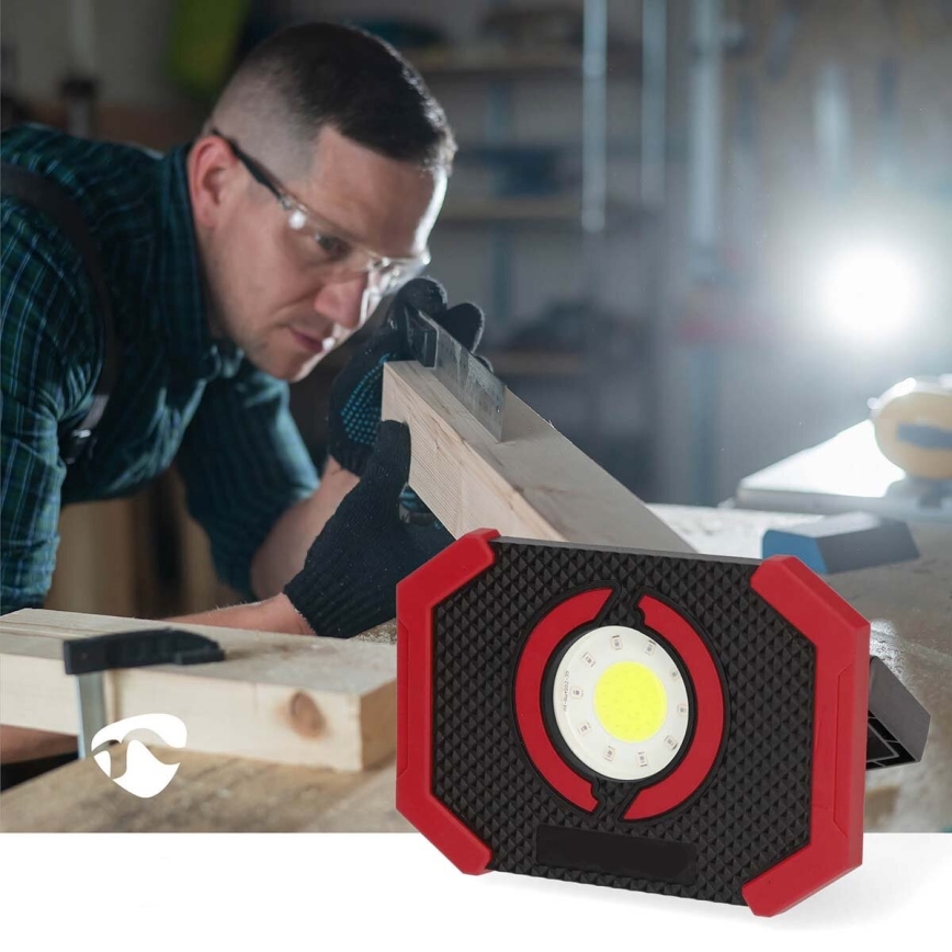 LED Ljusreglerad rechargeable strålkastare med en strömbank LED/10W/3000 mAh IPX2