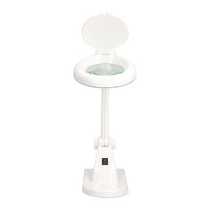 LED-bordslampa med förstoringsglas LED/6W/230V vit