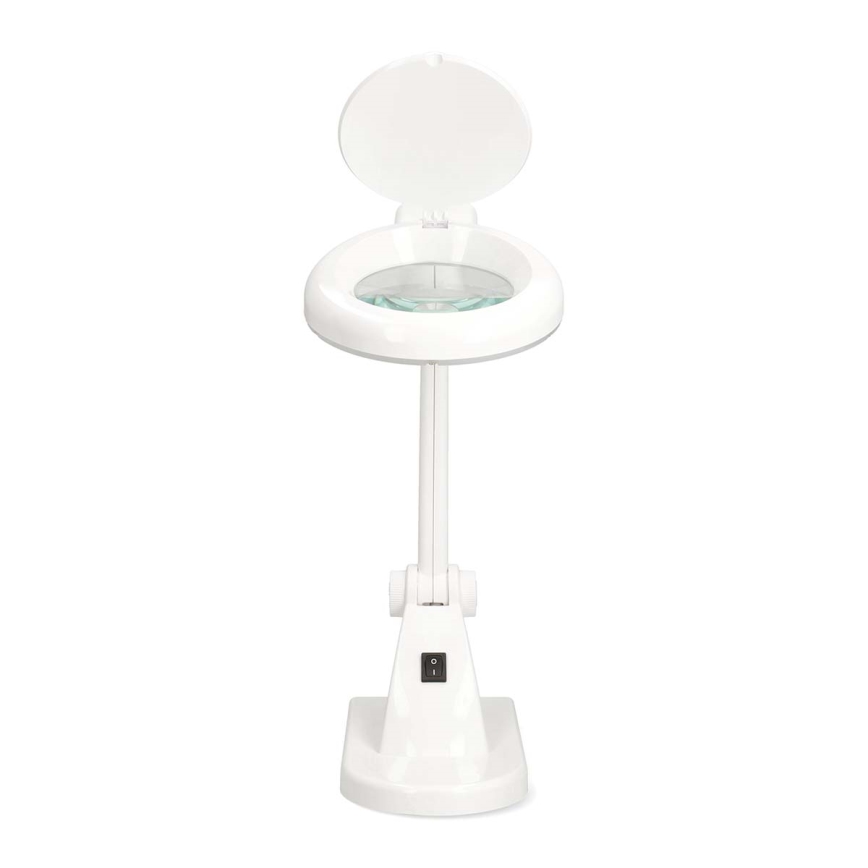 LED-bordslampa med förstoringsglas LED/6W/230V vit