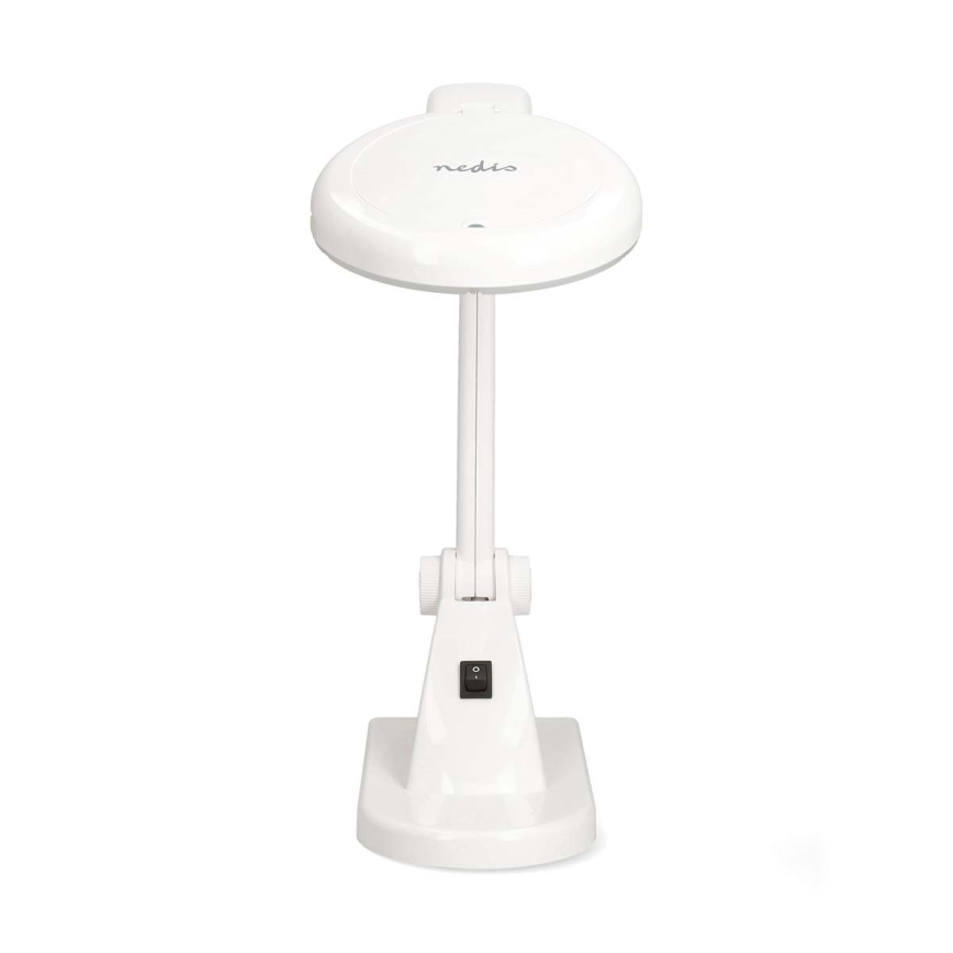 LED-bordslampa med förstoringsglas LED/6W/230V vit