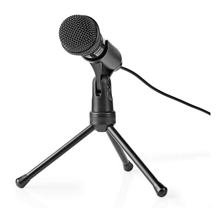 Nedis MICTJ100BK - mikrofon för PC 1,5V