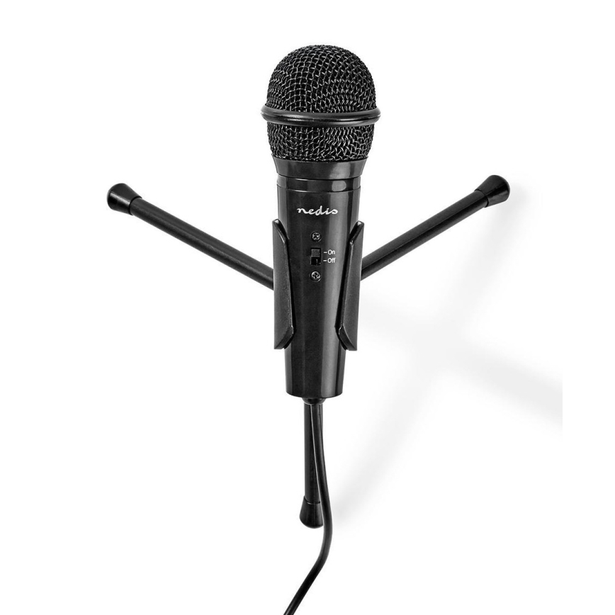 Nedis MICTJ100BK - mikrofon för PC 1,5V