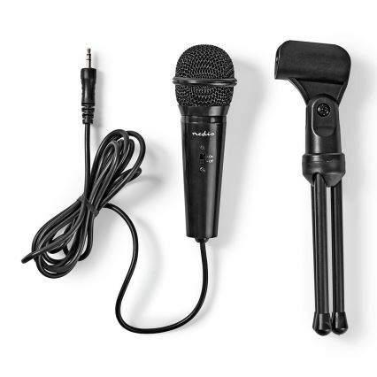 Nedis MICTJ100BK - mikrofon för PC 1,5V