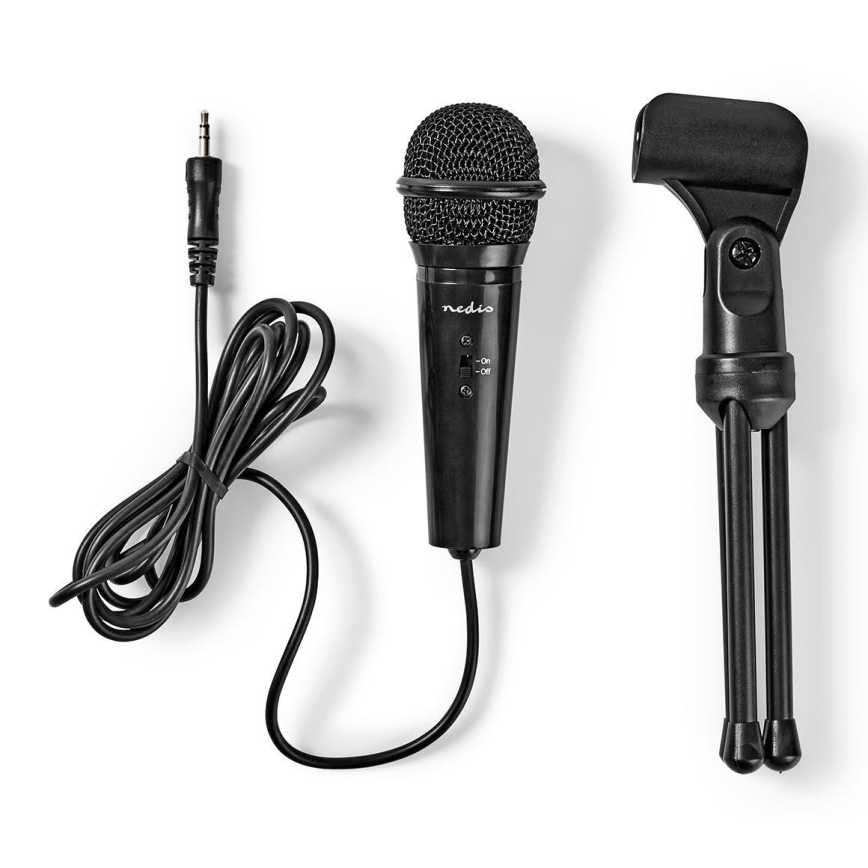 Nedis MICTJ100BK - mikrofon för PC 1,5V