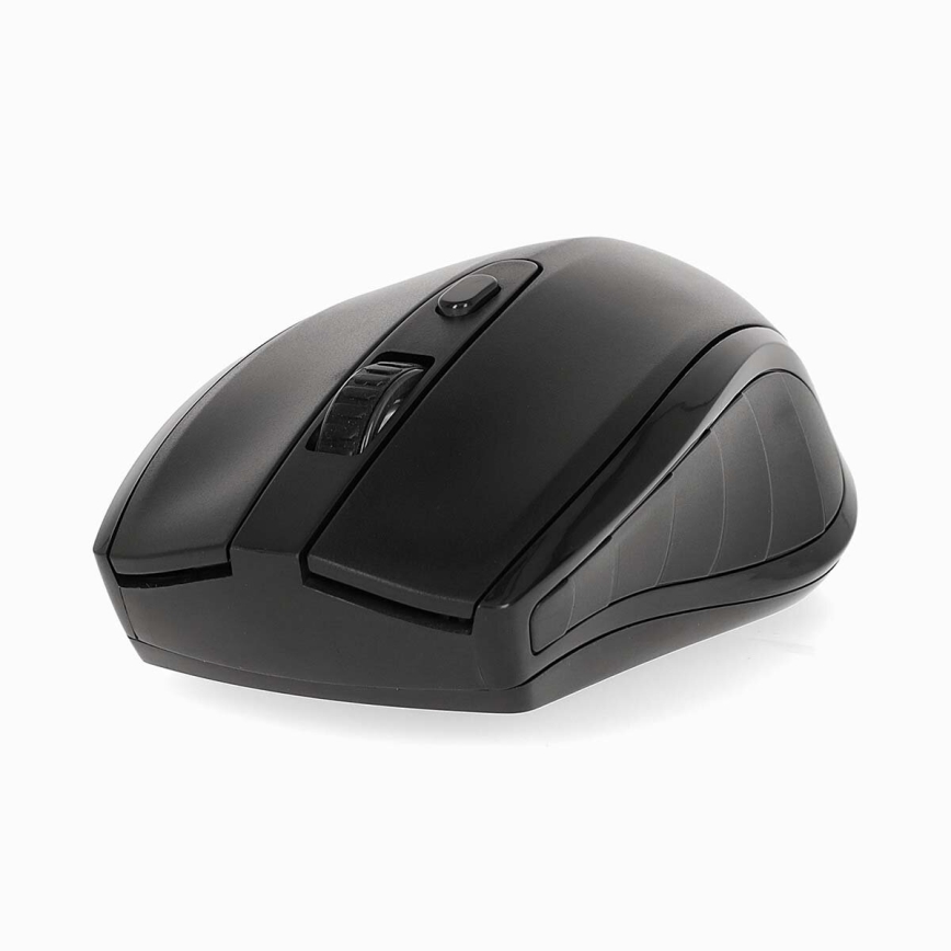 Trådlös mus 800/1200/1600 DPI 2xAAA svart