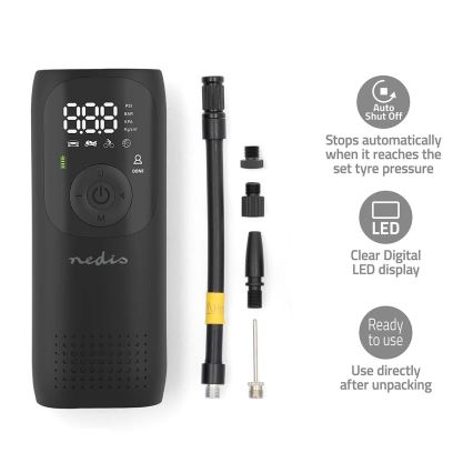 Digital fickkompressor 4000 mAh 5V