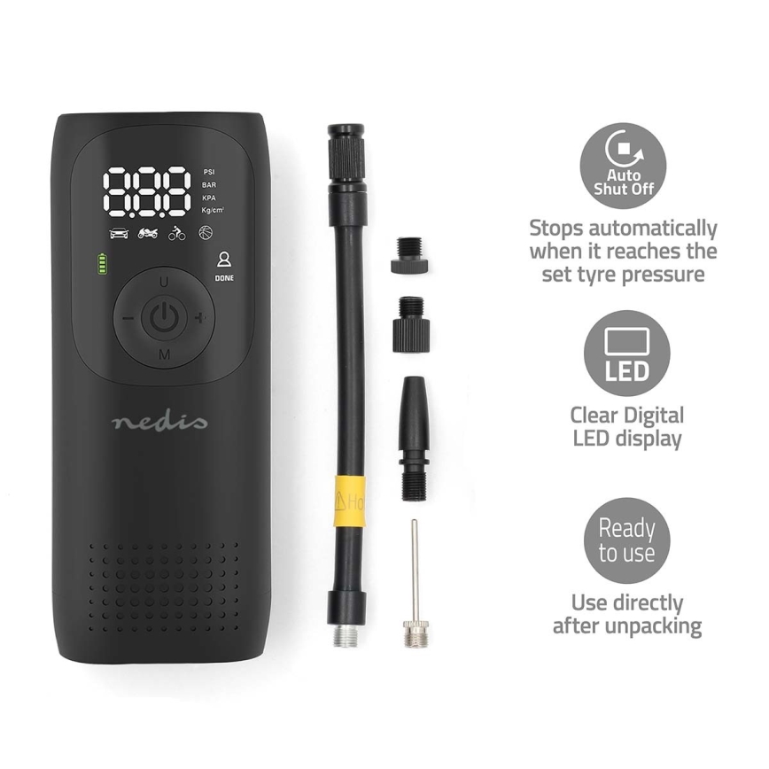 Digital fickkompressor 4000 mAh 5V