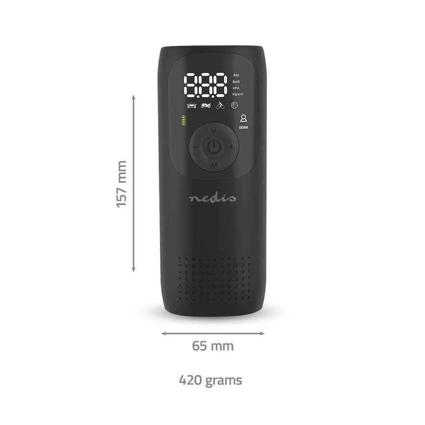Digital fickkompressor 4000 mAh 5V